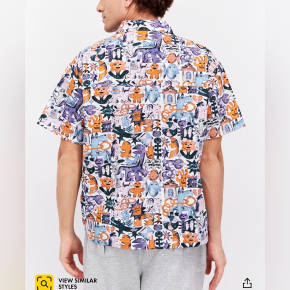 NWT - Adidas Originals Kentaro Okawara Men’s Short Sleeve Sports Shirt - Size L - Picture 4 of 11